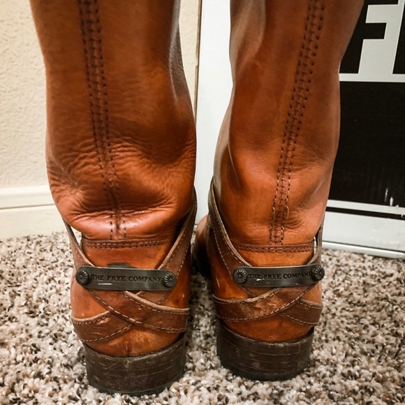 Gently worn Frye, leather Riding Boots - Picture 3 of 5
